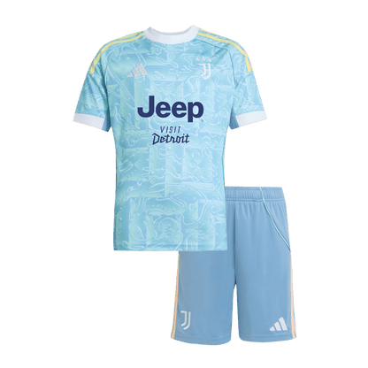 Kit Maillot Extérieur de Football Juventus Enfant 2025/26