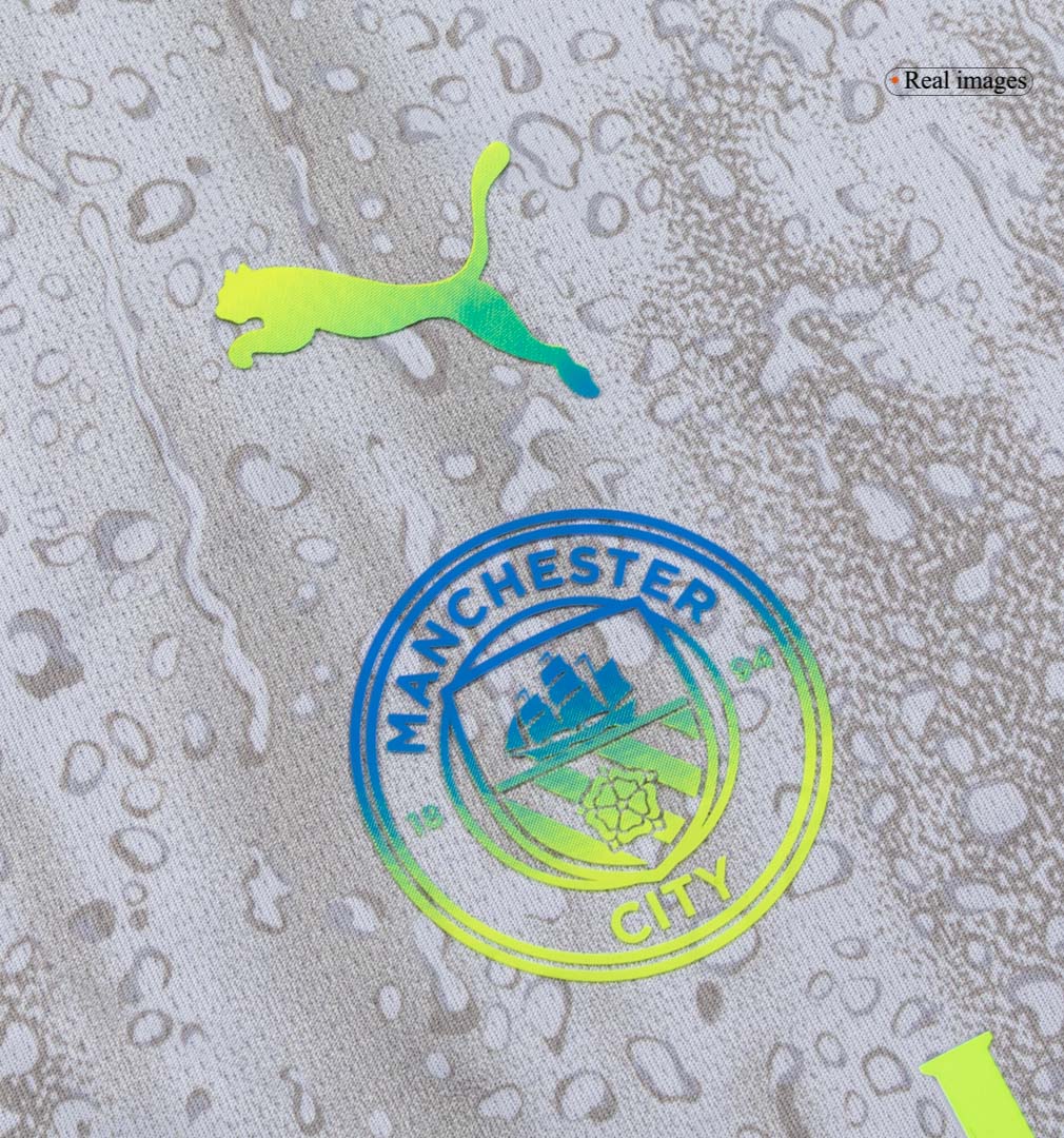 Ensemble complet maillot de foot Manchester City Troisième extérieur Enfant 2025/26