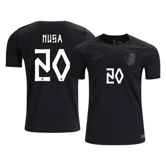 NUSA #20 Men's Norway World Cup 2026 Away Soccer Jersey