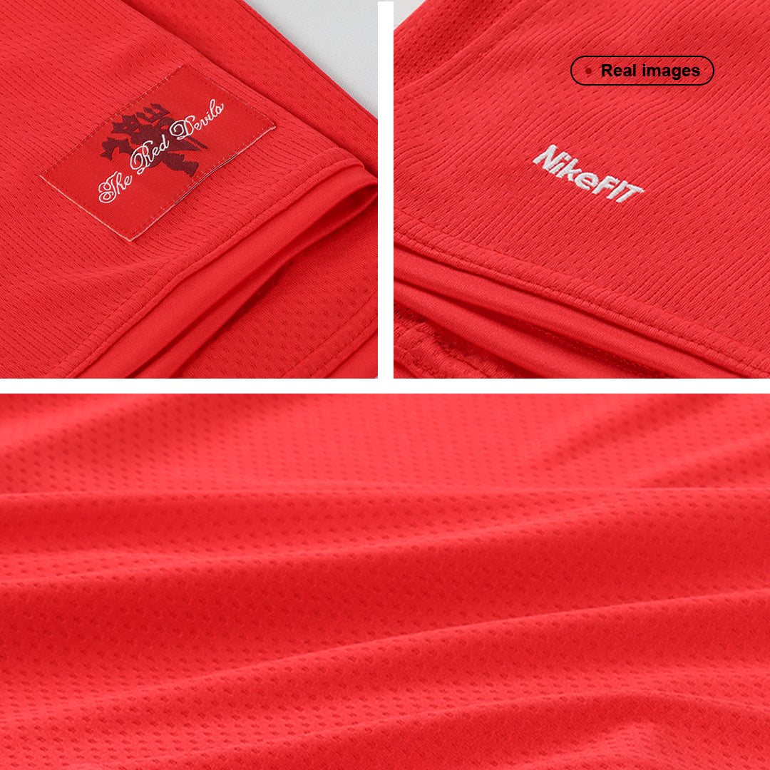 Maillot de football domicile SCHOLES #18 Rétro Homme Manchester United 2007/08