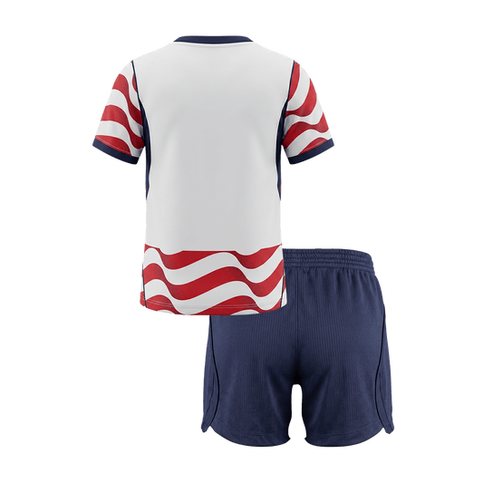 Kid's USA World Cup 2026 Home Soccer Jersey Kit