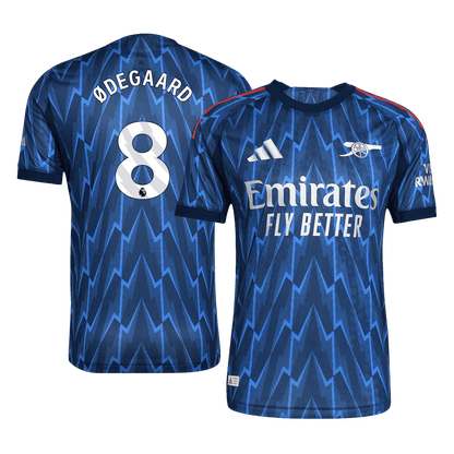 ØDEGAARD #8 Maillot de Foot Extérieur Arsenal 2025/26 Homme Version Joueur - Coupe Ajustée