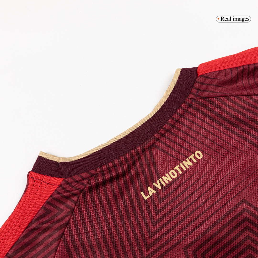 Maillot de football domicile Venezuela Coupe du Monde 2026 pour hommes version joueur - Coupe ajustée