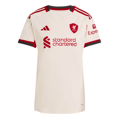 Maillot de foot extérieur femme Liverpool 2025/26