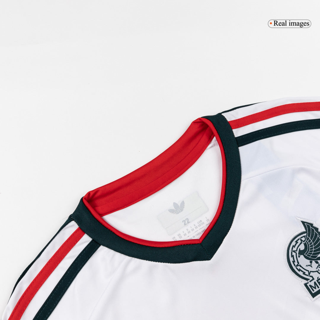 Ensemble maillot de football extérieur Mexique Coupe du Monde 2026 pour enfant