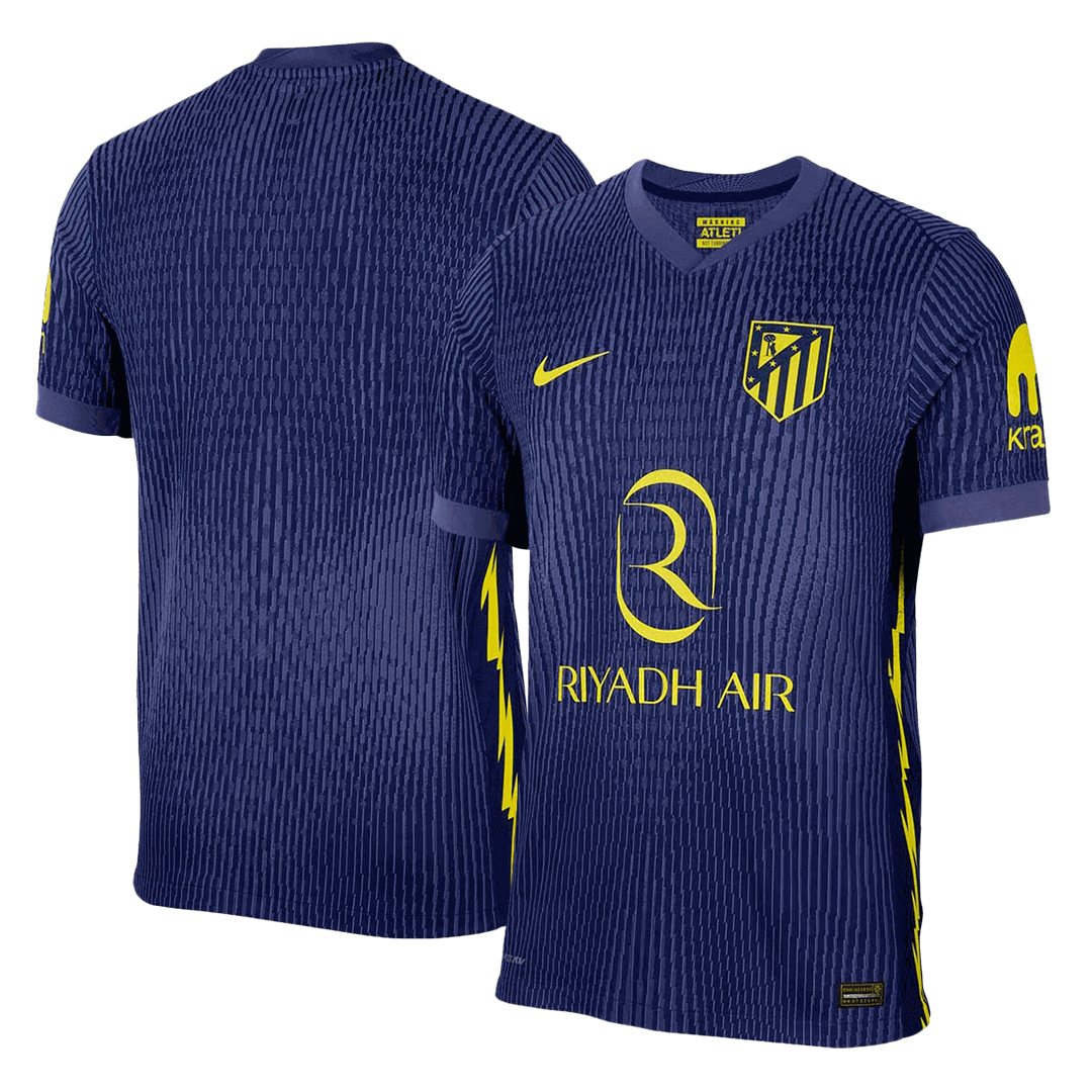 Maillot de football extérieur pour homme Atlético de Madrid saison 2025/26 version joueur - Coupe ajustée