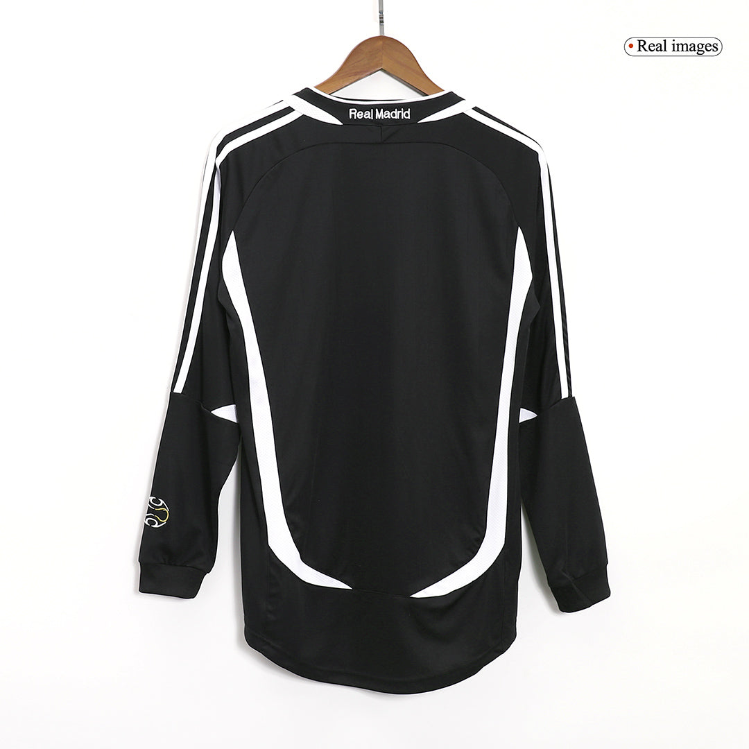 Maillot de football rétro Real Madrid 2006/07 extérieur manches longues homme