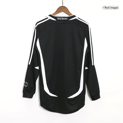 Maillot de football rétro Real Madrid 2006/07 extérieur manches longues homme