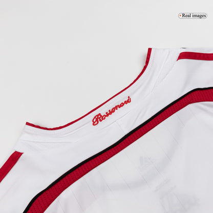 Maillot de foot rétro manches longues extérieur AC Milan 2006/07 pour homme