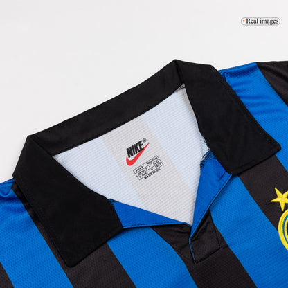 Maillot de foot domicile rétro Inter Milan 1998/99 pour homme
