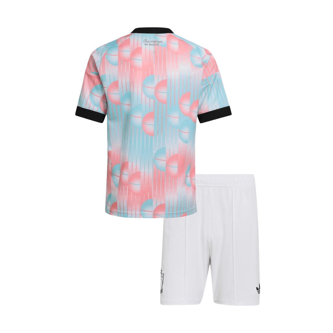 Ensemble maillot et short de foot extérieur Belgique Coupe du Monde 2026 pour enfant