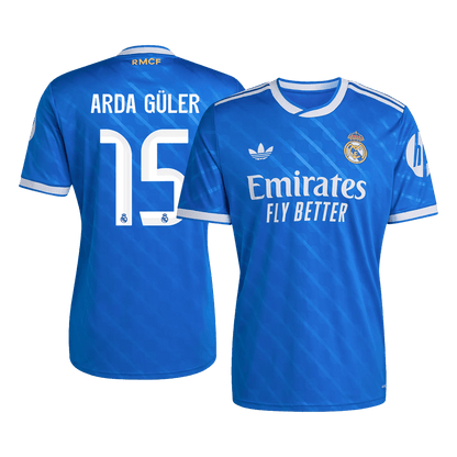 ARDA GÜLER #15 Maillot de Foot Homme Real Madrid Troisième Extérieur 2025/26