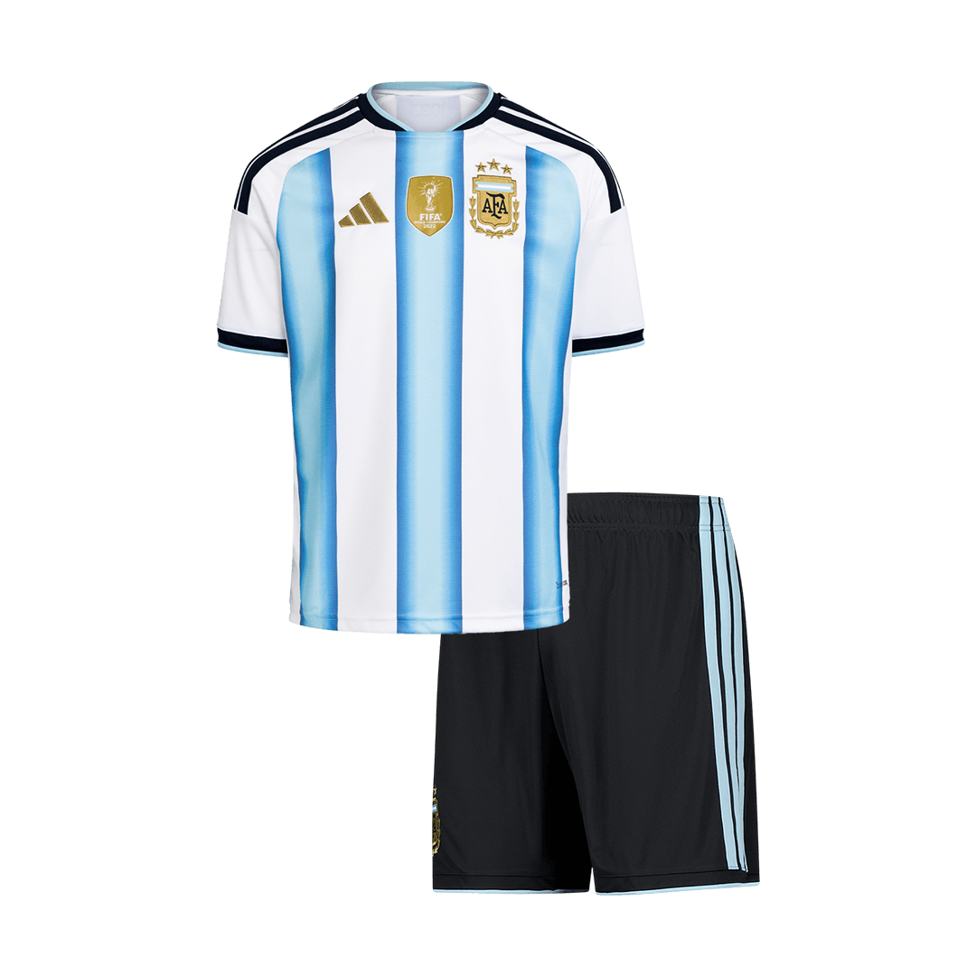 Maillot de foot domicile Argentine Coupe du Monde 2026 pour enfant [PREMIUM]