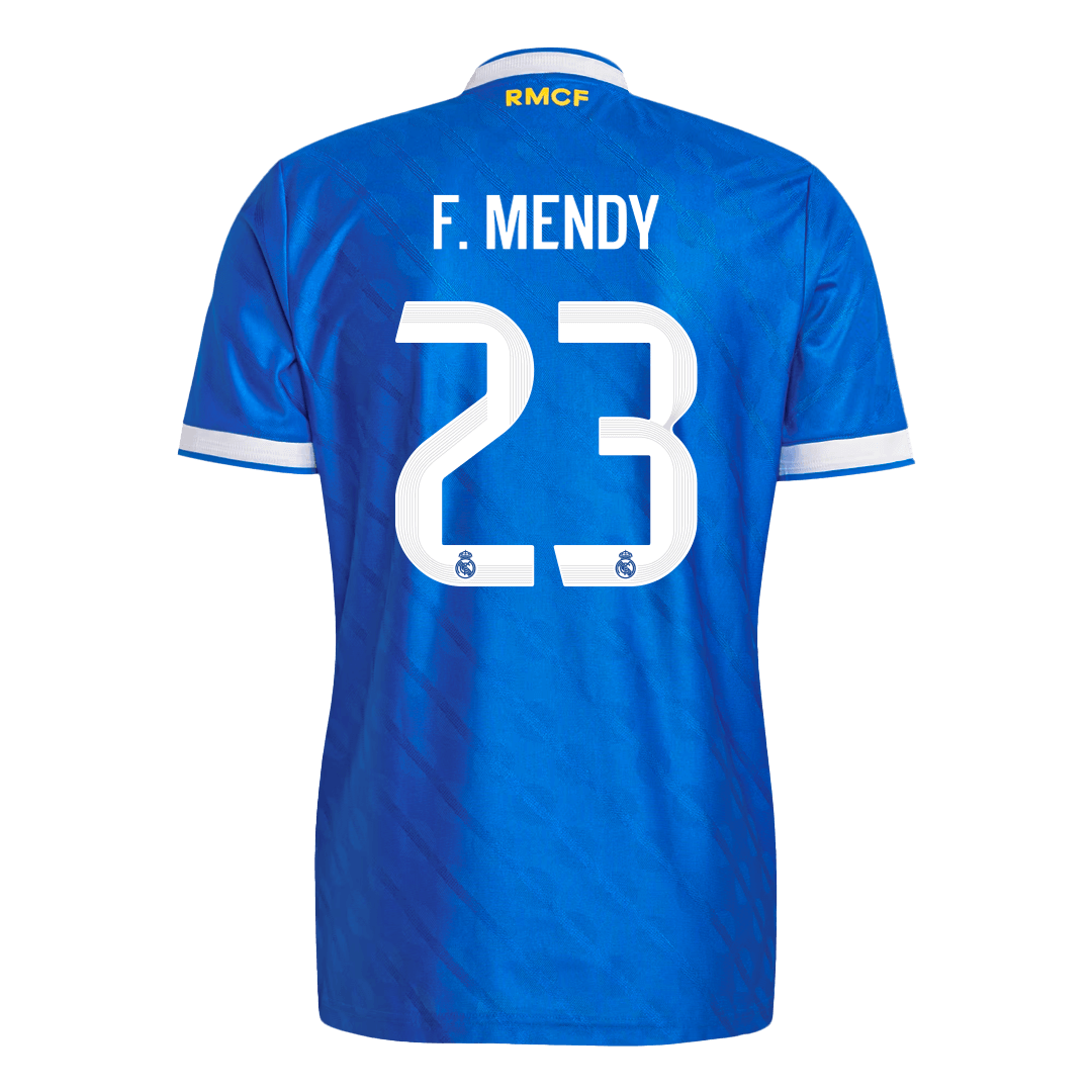 Maillot de football F. MENDY #23 Real Madrid 2025/26 version joueur Troisième extérieur pour homme - Coupe ajustée