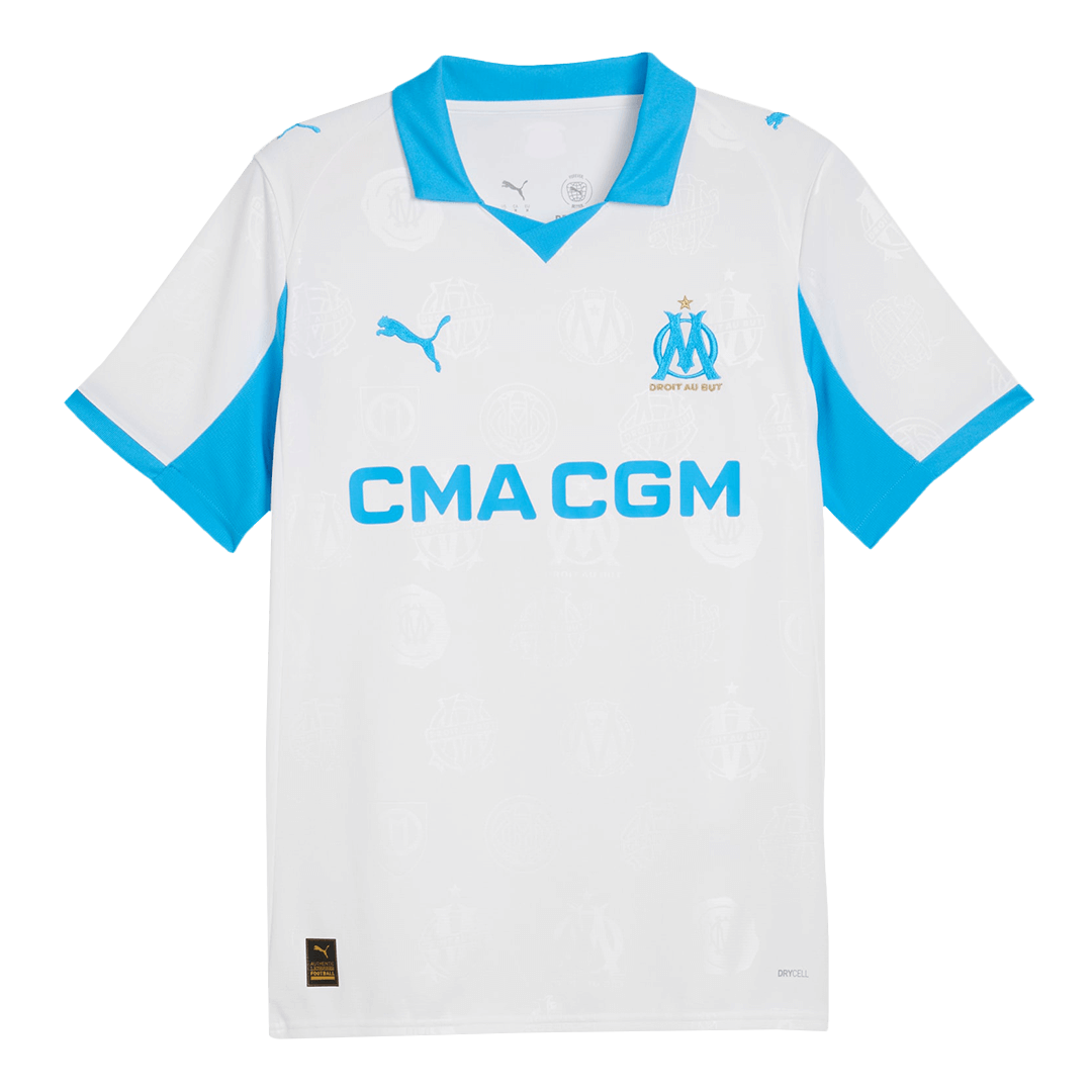 Maillot de Foot Domicile Homme RABIOT #25 Olympique de Marseille 2025/26