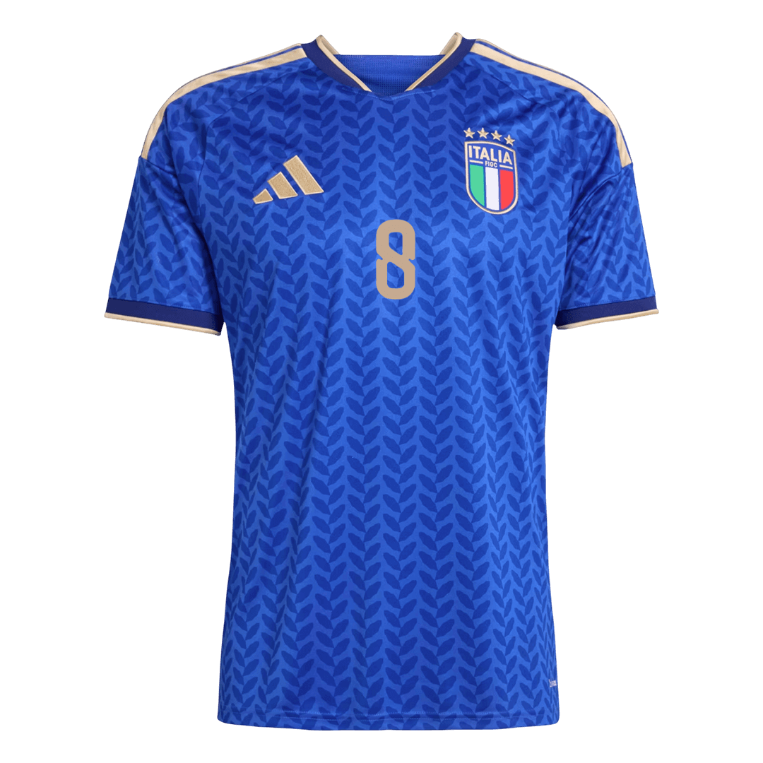 Maillot de football TONALI #8 domicile Coupe du Monde 2026 Italie homme [PREMIUM]