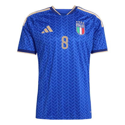 Maillot de football TONALI #8 domicile Coupe du Monde 2026 Italie homme [PREMIUM]