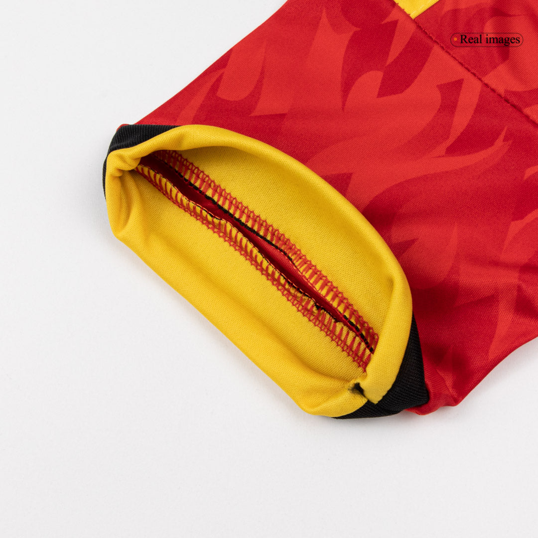 Maillot de football domicile Belgique Coupe du Monde 2026 pour enfant