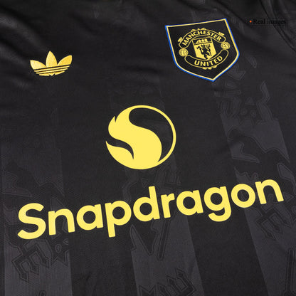 Maillot de foot extérieur à manches longues homme Manchester United 2025/26 troisième