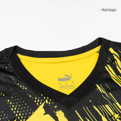 Maillot de foot domicile Borussia Dortmund 2025/26 pour homme - Version joueur - Coupe ajustée