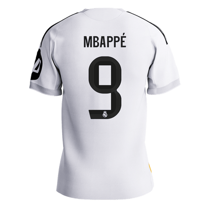 MAILLOT MBAPPÉ #9 Homme Real Madrid 2025/26 Domicile Version Joueur - Coupe Ajustée [PREMIUM]