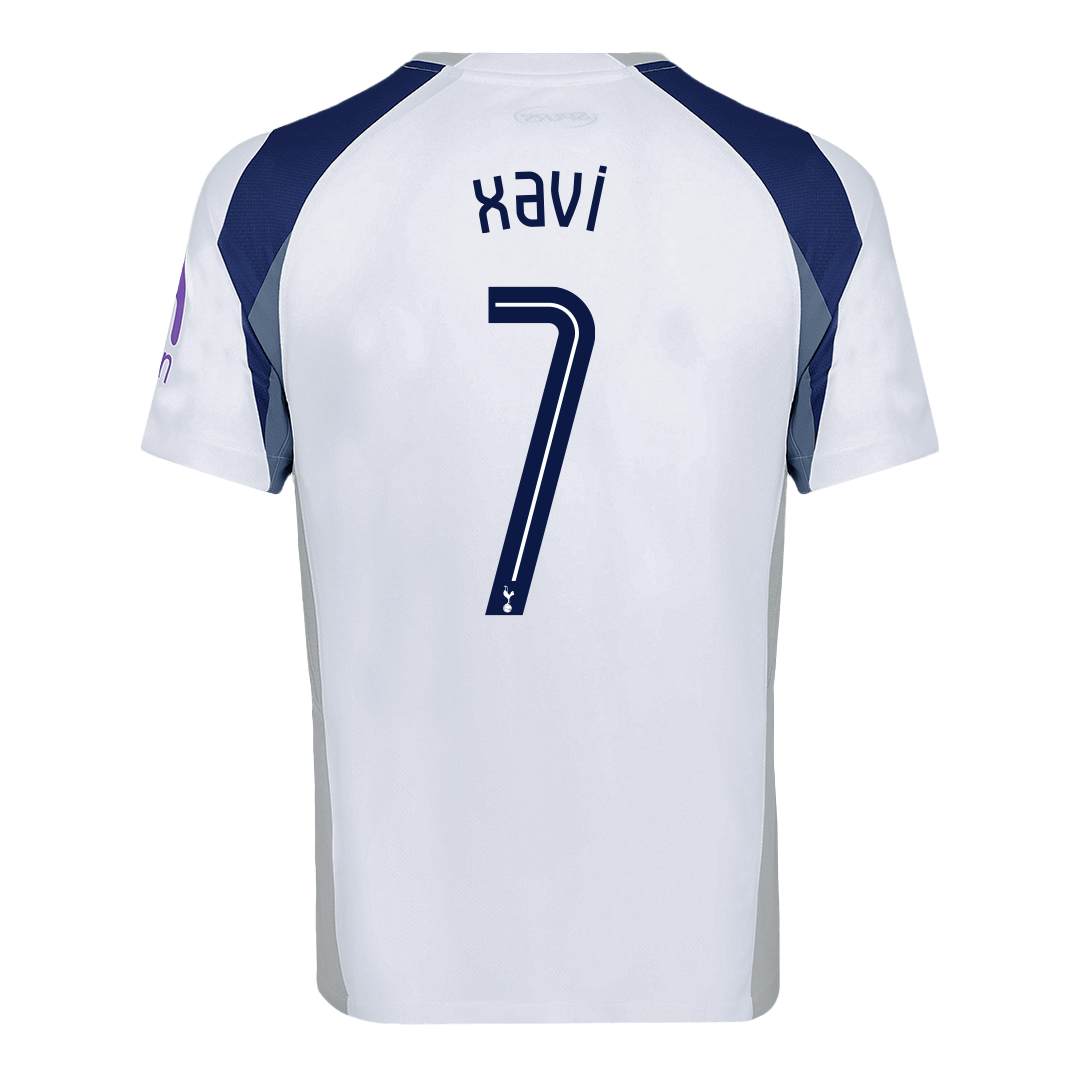 Maillot de foot domicile homme XAVI #7 Tottenham Hotspur LDC 2025/26