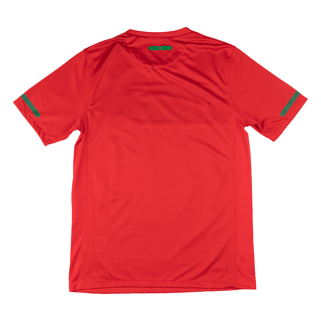 Maillot de football domicile rétro Portugal 2010 pour homme