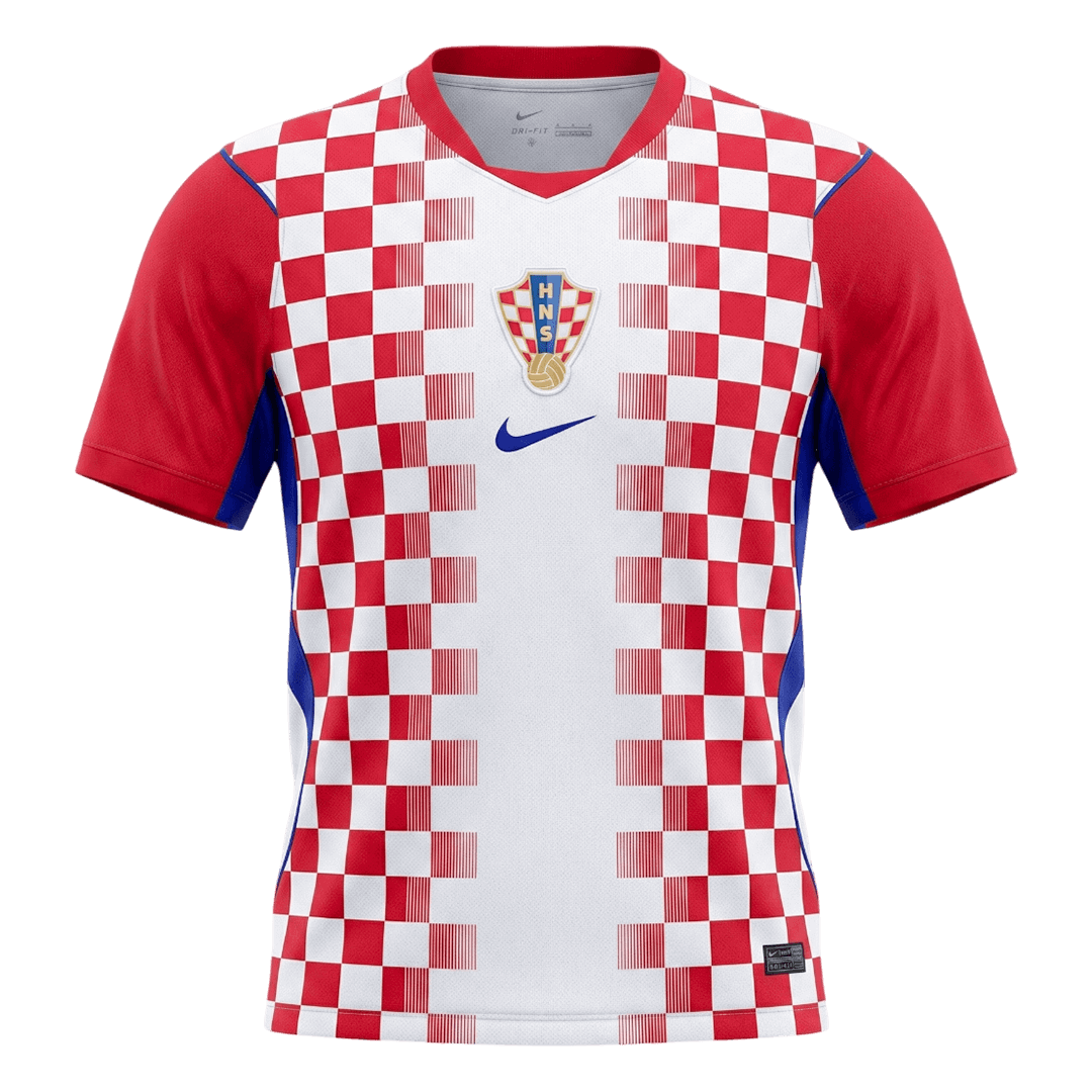 Maillot de football domicile Croatie Coupe du Monde 2026 Homme