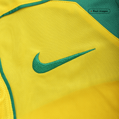 Maillot de football rétro domicile homme Brésil 2004