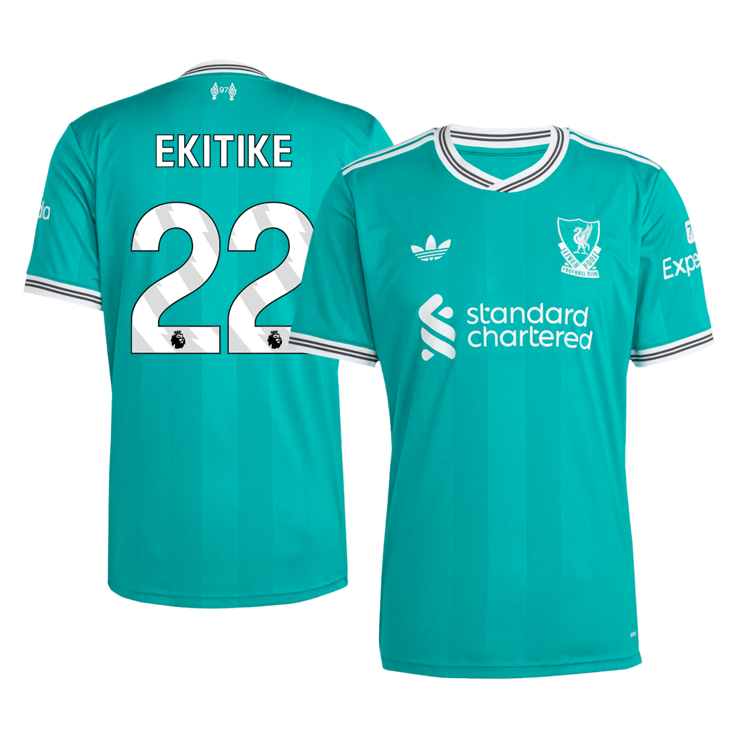 Maillot de football EKITIKE #22 Homme Liverpool 2025/26 Troisième Extérieur