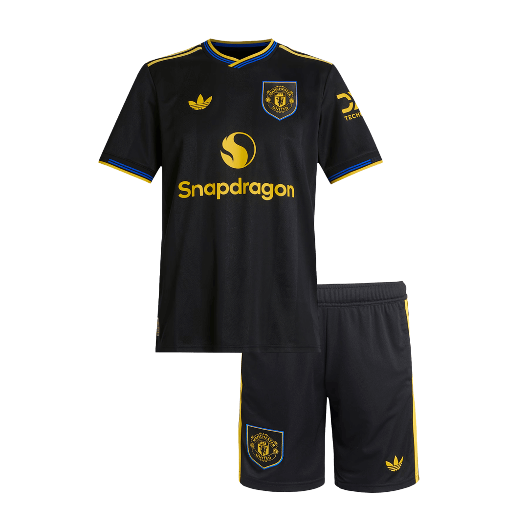Maillot de foot enfant Manchester United troisième extérieur 2025/26