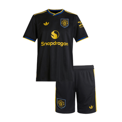 Maillot de foot enfant Manchester United troisième extérieur 2025/26