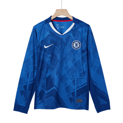 Maillot de football domicile à manches longues Chelsea 2025/26 pour homme