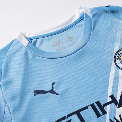 Maillot de football domicile à manches longues Manchester City 2025/26 pour homme