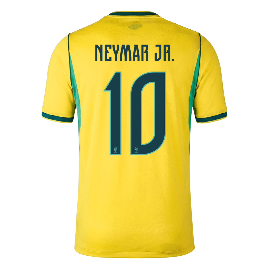 NEYMAR JR. #10 Men's Brazil World Cup 2026 Home Soccer Jersey