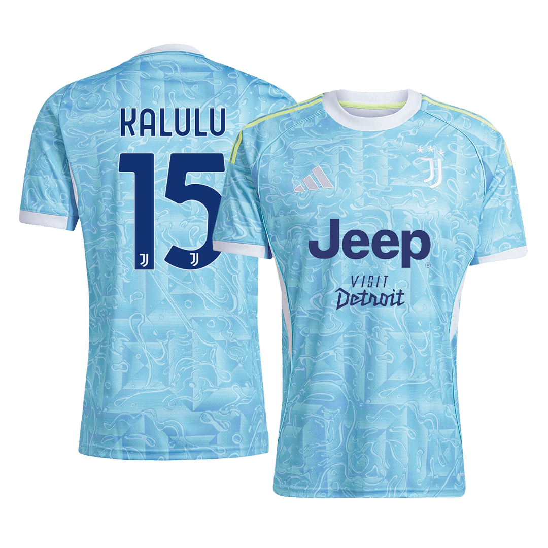 Maillot de foot KALULU #15 Juventus extérieur 2025/26 pour homme