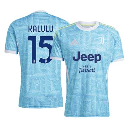 Maillot de foot KALULU #15 Juventus extérieur 2025/26 pour homme