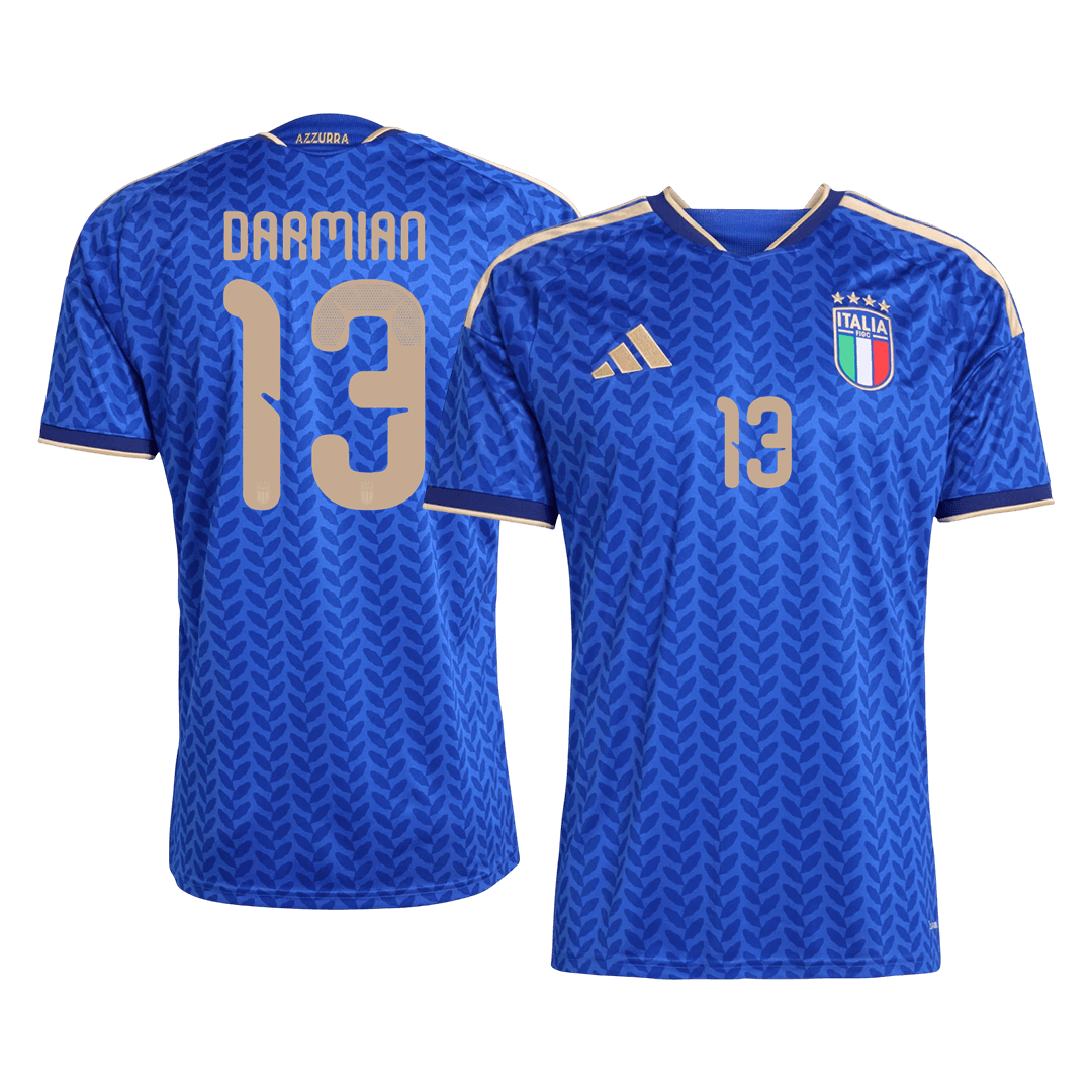 Maillot de football domicile DARMIAN #13 Italie Coupe du Monde 2026 Homme [PREMIUM]