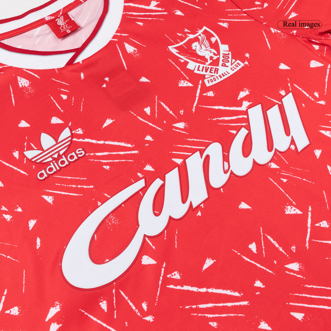 Maillot de football domicile rétro homme Liverpool 1989/91