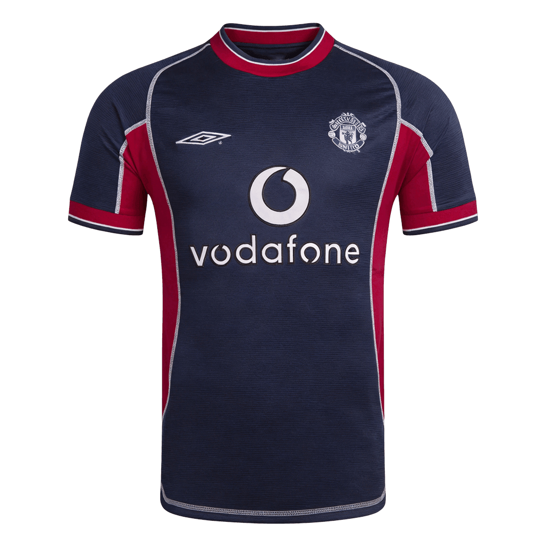 Maillot de football rétro Manchester United 2000/01 third pour homme