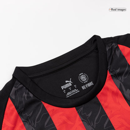 Maillot de Foot Domicile AC Milan 2025/26 Manches Longues Homme