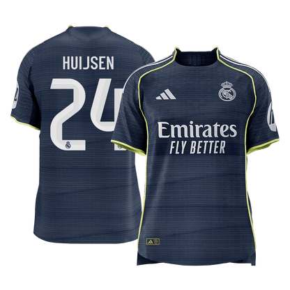 Maillot de foot extérieur HUIJSEN #24 Homme Real Madrid 2025/26 Version joueur - Coupe ajustée [PREMIUM]