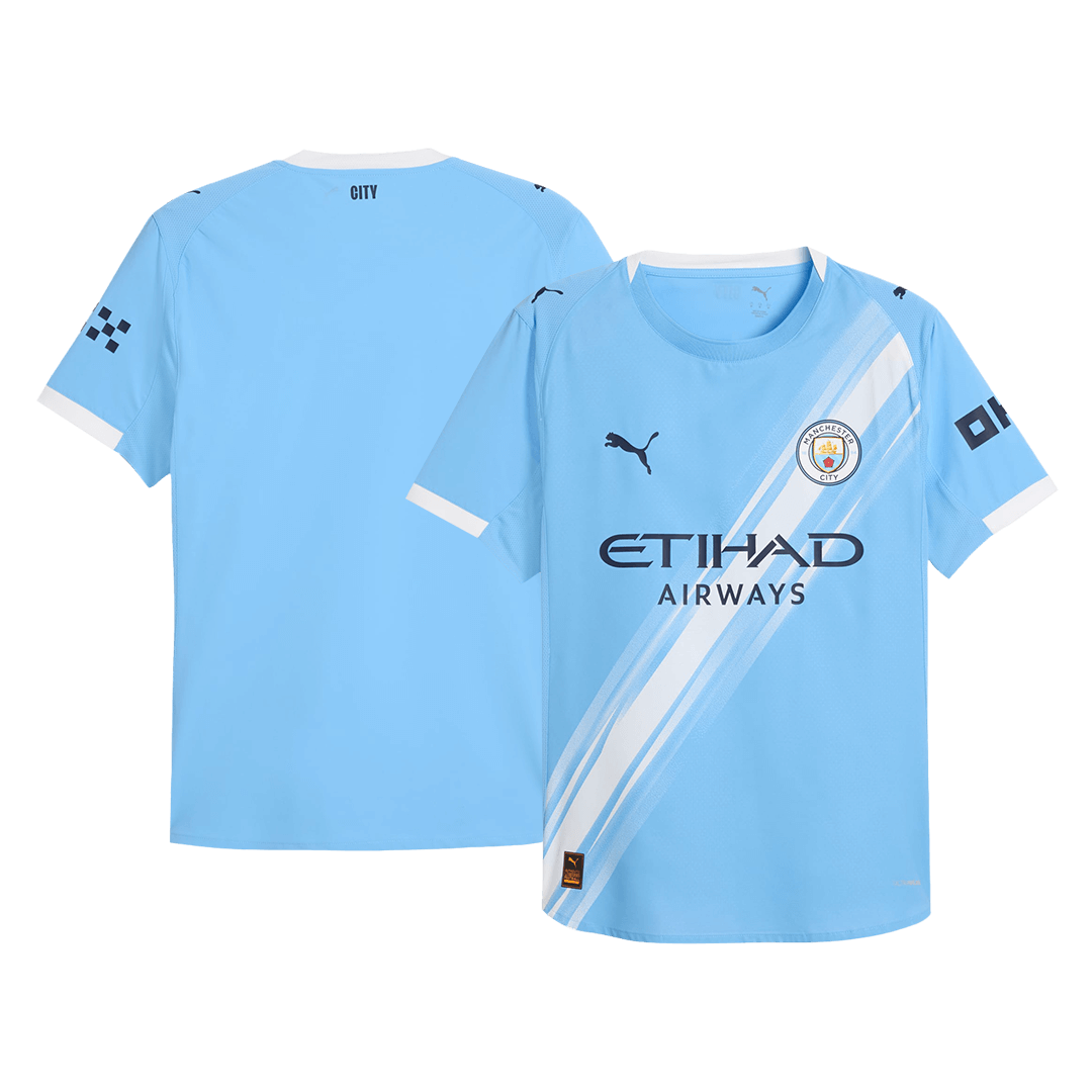 Maillot de foot domicile Manchester City 2025/26 pour homme - Version joueur - Coupe ajustée