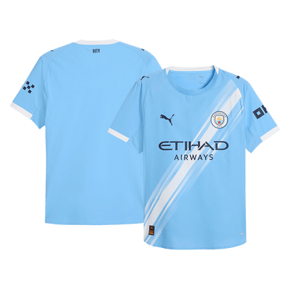 Maillot de foot domicile Manchester City 2025/26 pour homme - Version joueur - Coupe ajustée