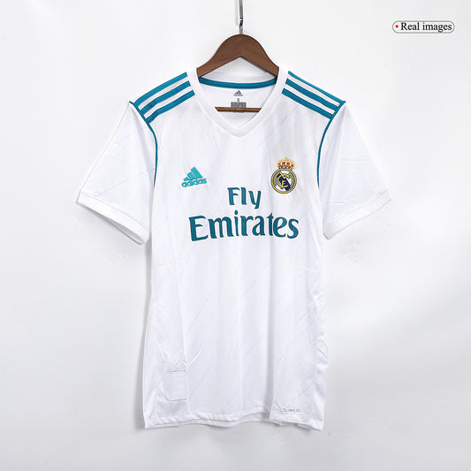 Retro Men's Real Madrid 2017/18 Home Soccer Jersey