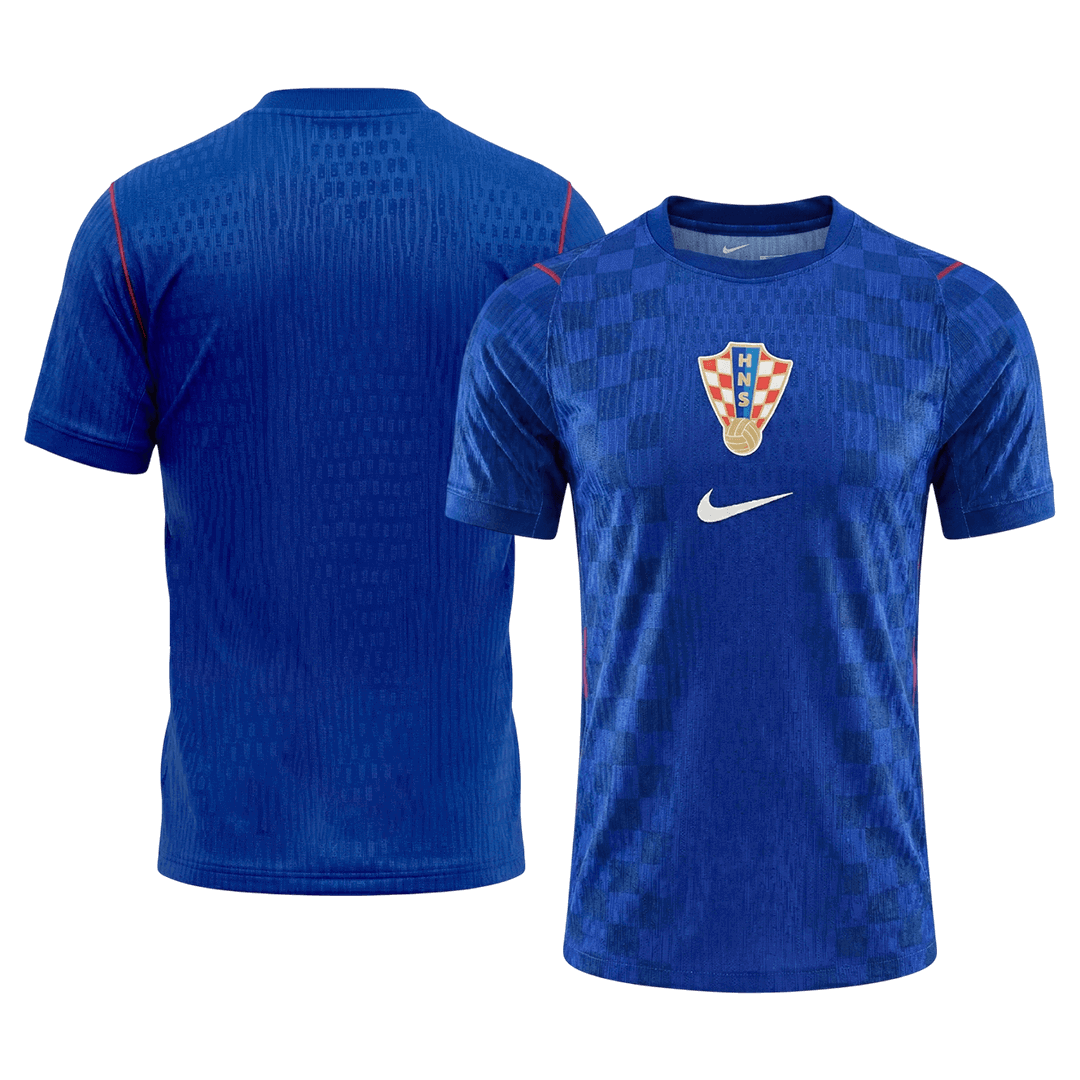 Maillot de football Croatie Coupe du Monde 2026 pour homme - Version joueur - Extérieur - Coupe ajustée