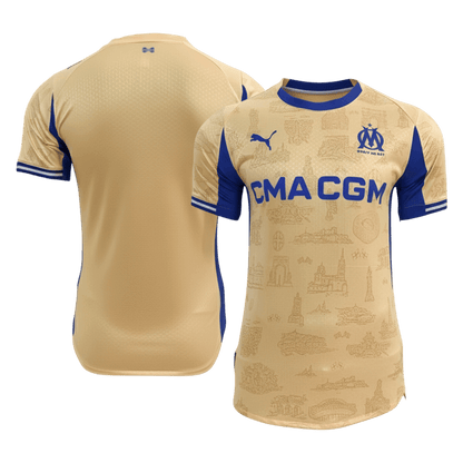 Maillot de football Quatrième Extérieur Homme Marseille Saison 2025/26 Version Joueur - Coupe Ajustée
