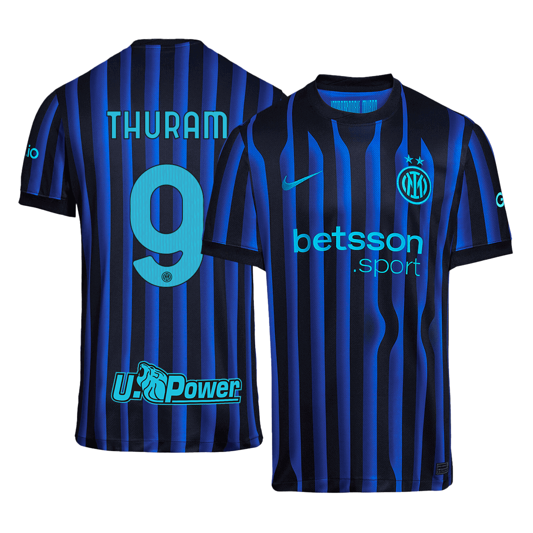Maillot de football domicile Inter Milan 2025/26 Homme THURAM #9