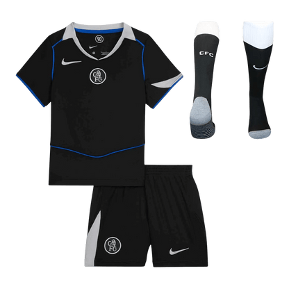 Ensemble complet Maillot de foot enfant Chelsea 2025/26 Troisième extérieur