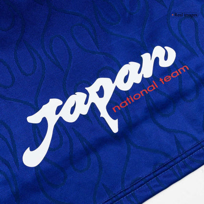 Maillot de football rétro domicile à manches longues pour homme Japon Coupe du Monde 1998